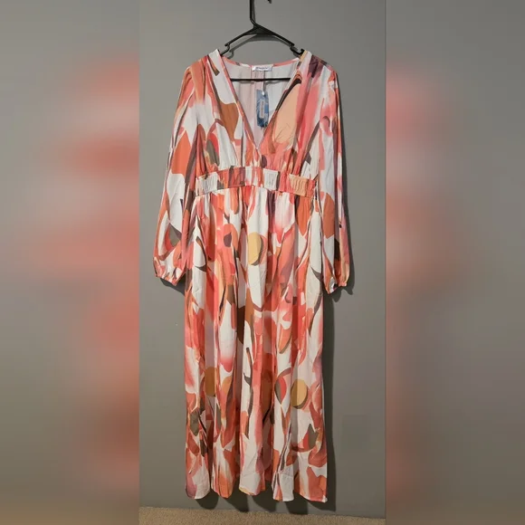 Maxigerui Long Sleeve Boho Maxi #634 - Picture 2 of 9
